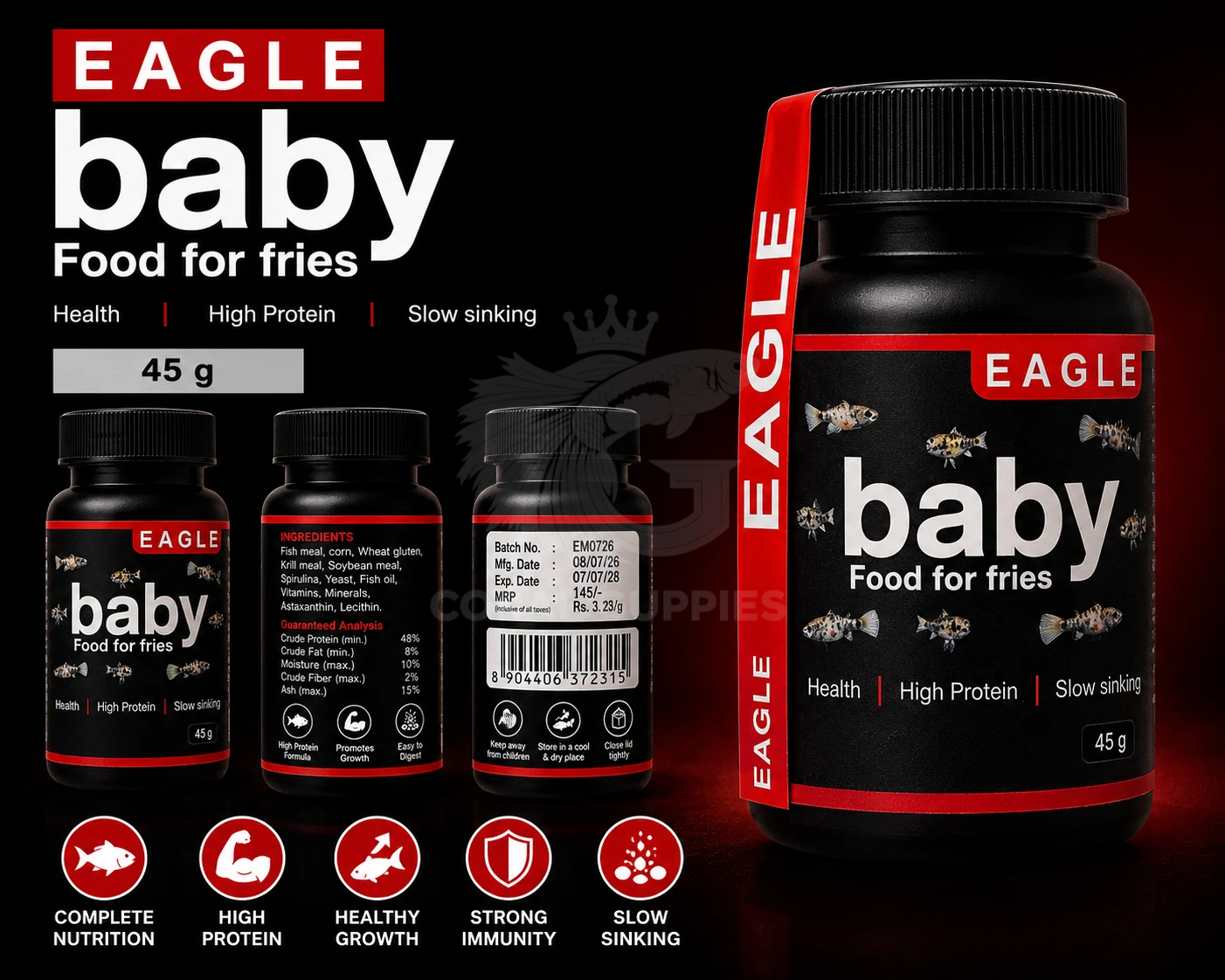 Buy Eagle baby Food for fries Food Online - Aquarium Shop India