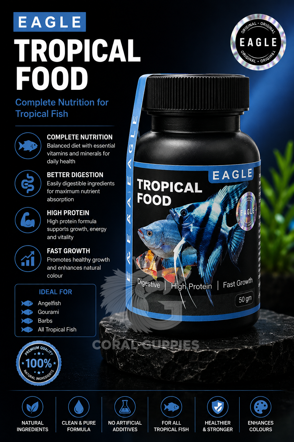 Eagle Tropical Angel Fish food